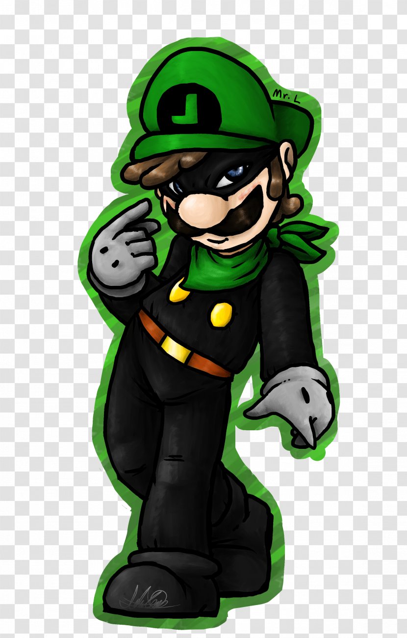 Luigi Mario Bros. Mr. L DeviantArt - Dimentio - Mr Transparent PNG