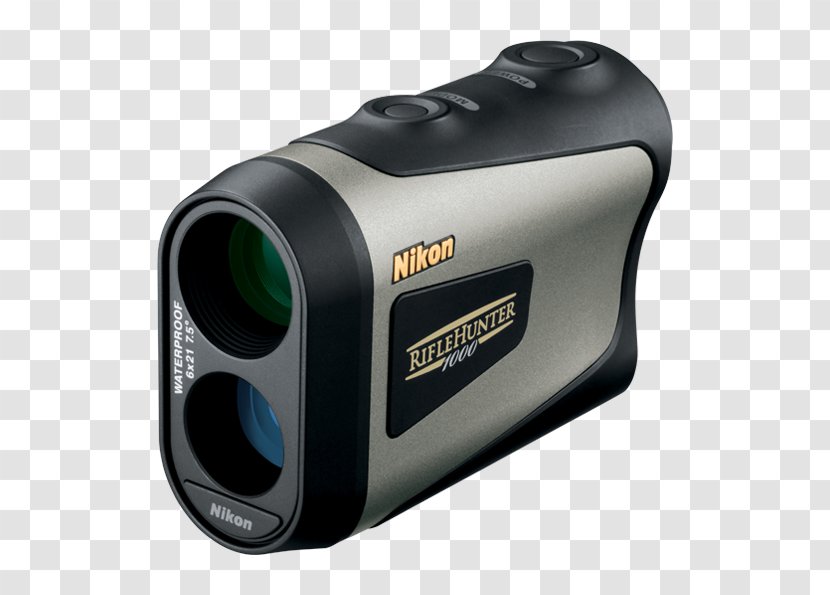 Range Finders Nikon Riflehunter 1000 Rangefinder 8377 Laser Prostaff 7i 6x21 - Leica Rangemaster Crf 1600b Transparent PNG