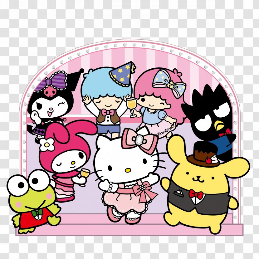Hello Kitty My Melody Sanrio Character San-X - Art - Adventures Of Friends Transparent PNG