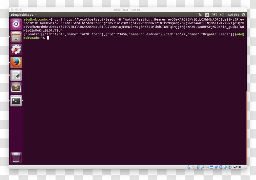 Screenshot GNOME Terminal Ubuntu Computer Tab - Authenticate Transparent PNG