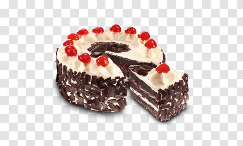 Red Ribbon Black Forest Gateau Bakery Layer Cake - Food - Cut The Transparent PNG