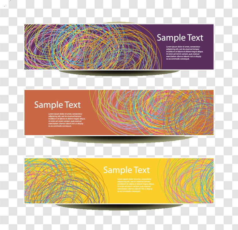 Graphic Design Download Computer File - Rendering - Graffiti Banner Color Line Vector Material Transparent PNG