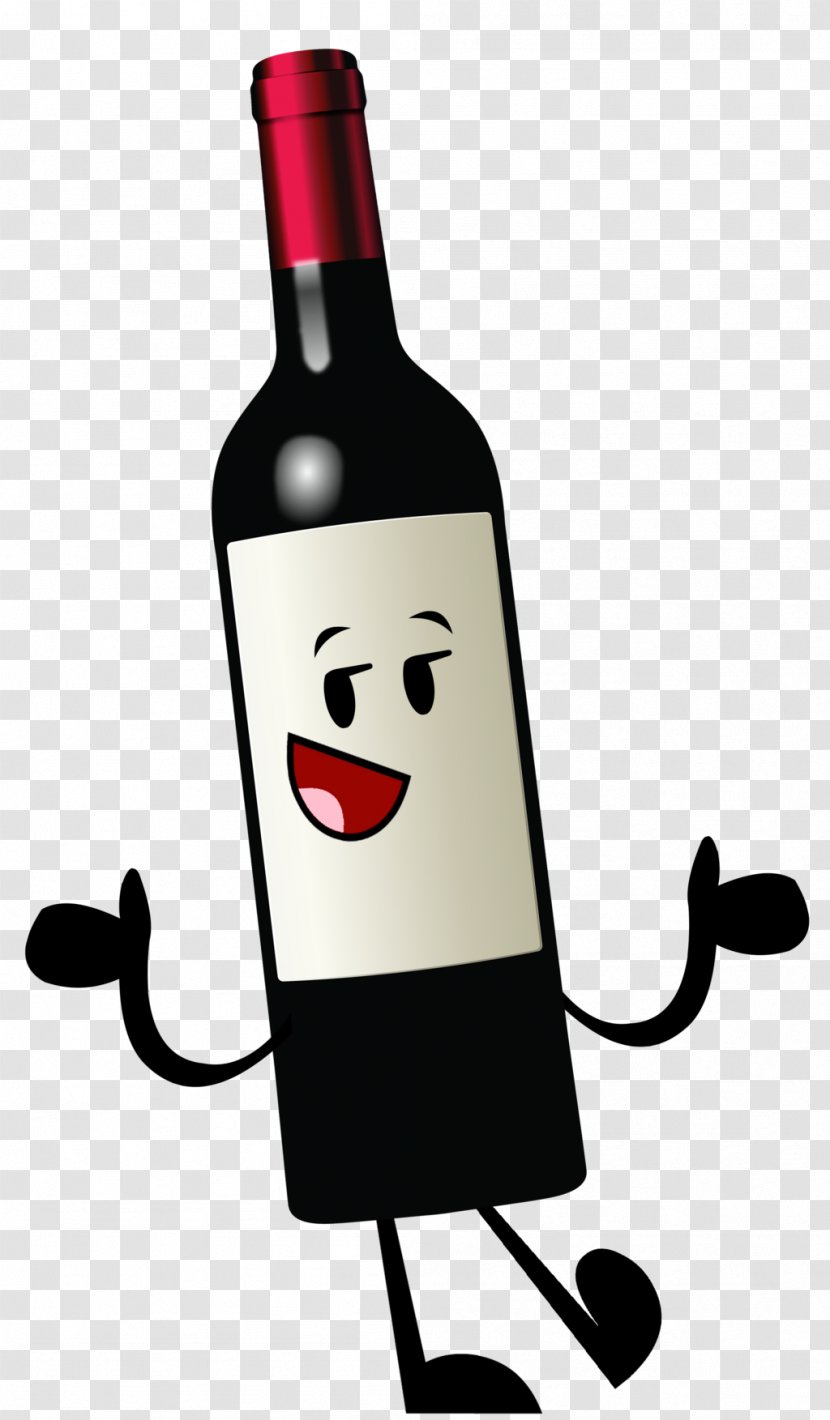 Wine Bottle Fan Art Cartoon Clip - Drinkware Transparent PNG