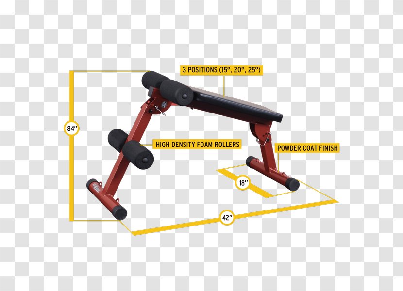 Bench Crunch Abdominal Exercise Equipment Sit-up - Torso Transparent PNG