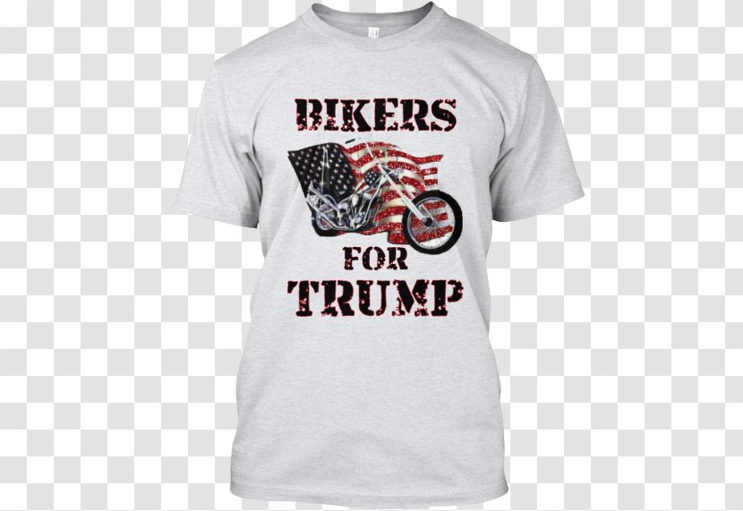 T-shirt Croatia Sleeve Tube Top - Active Shirt - Bikers For Trump Transparent PNG