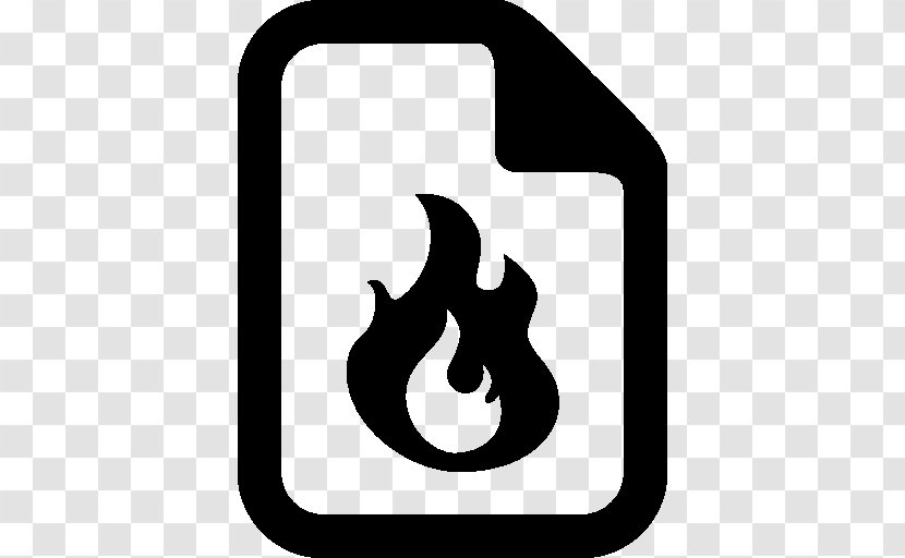 Download - Black And White - Hot Icon Transparent PNG