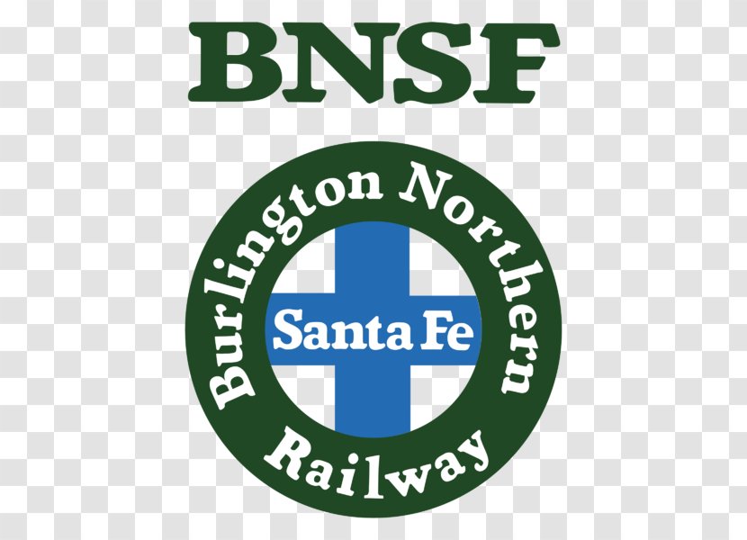 Logo BNSF Railway Rail Transport Train Atchison, Topeka And Santa Fe - Green Transparent PNG