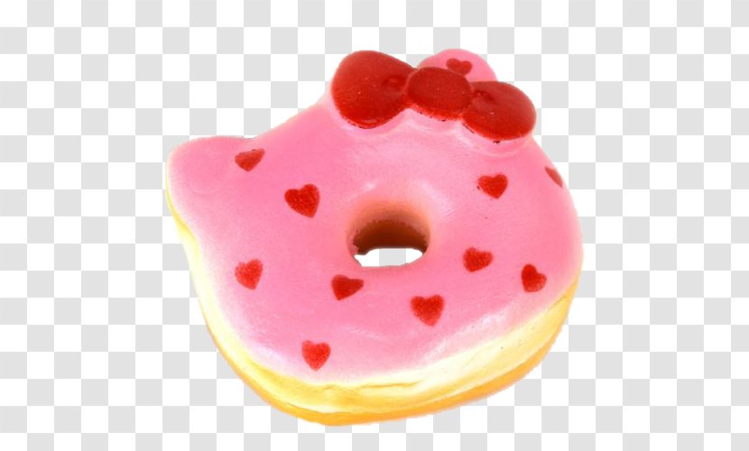 Donuts Custard Food Dessert Frosting & Icing - Magenta Transparent PNG