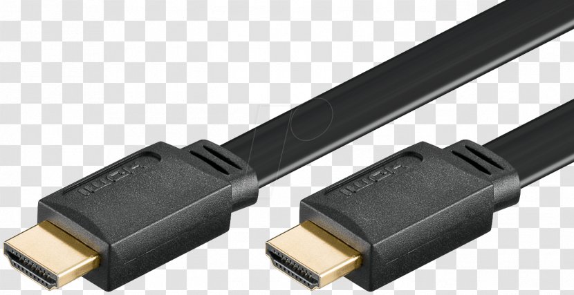 HDMI Electrical Cable Ribbon Digital Visual Interface Ethernet - Hdmi - Displayport Transparent PNG