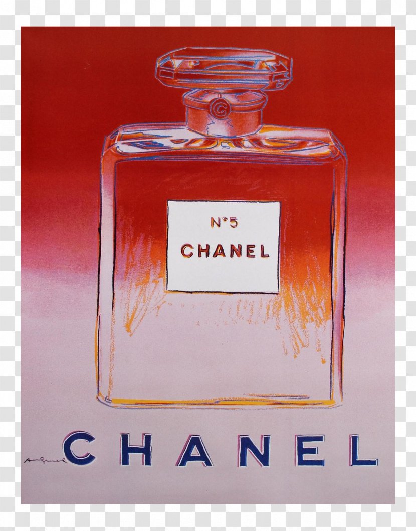 Chanel No. 5 Pop Art Poster Transparent PNG
