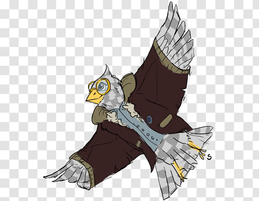 Owl Beak Eagle Cartoon - Fictional Character Transparent PNG