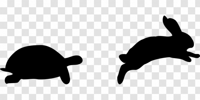 Easter Bunny Background - Drawing - Blackandwhite Cetacea Transparent PNG