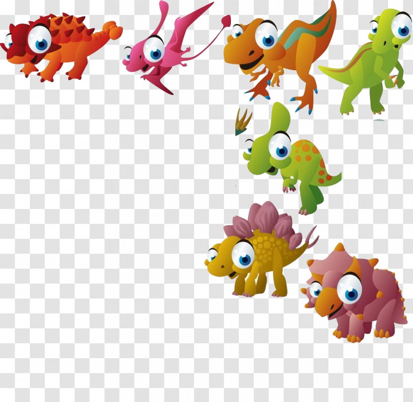 Cartoon Animal Clip Art - Dinosaur Material Transparent PNG