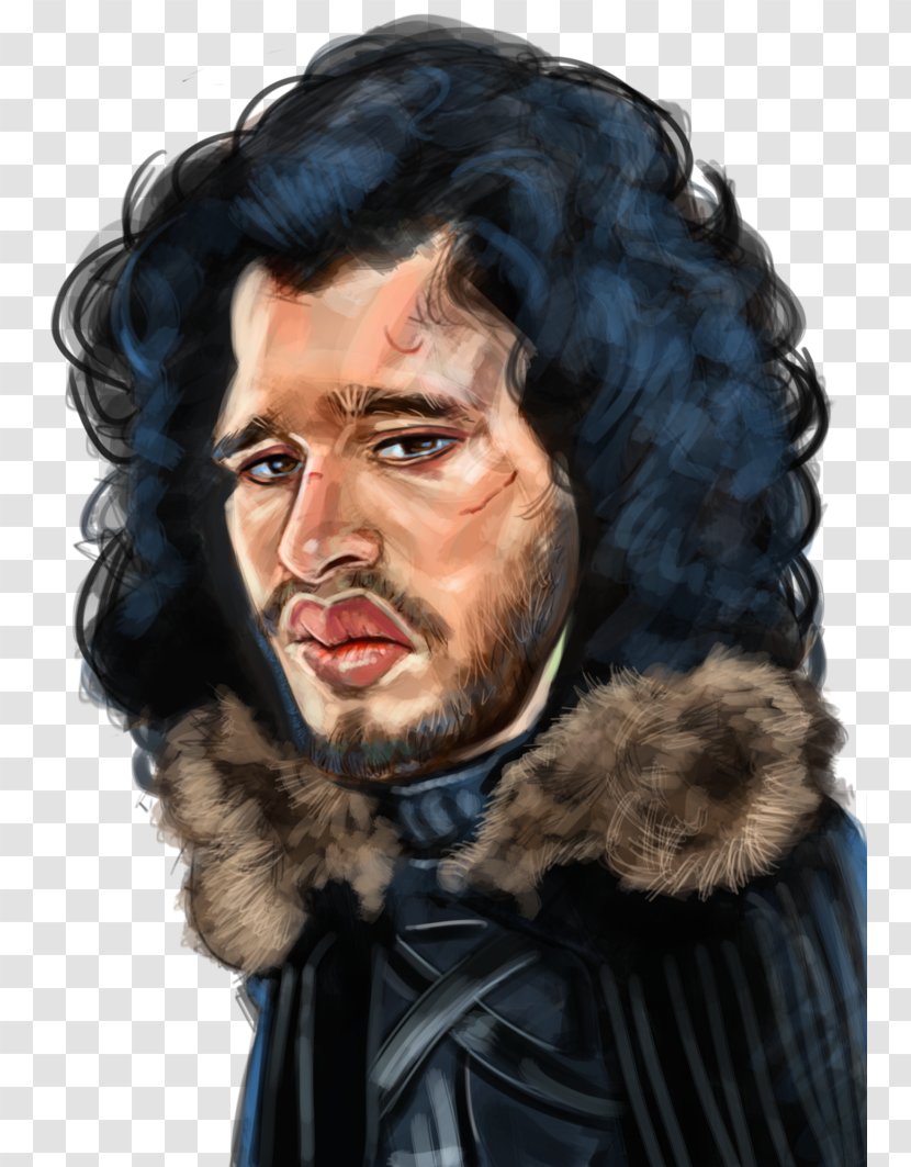 Jon Snow Ygritte Game Of Thrones Portrait Sandor Clegane - Fan Art Transparent PNG