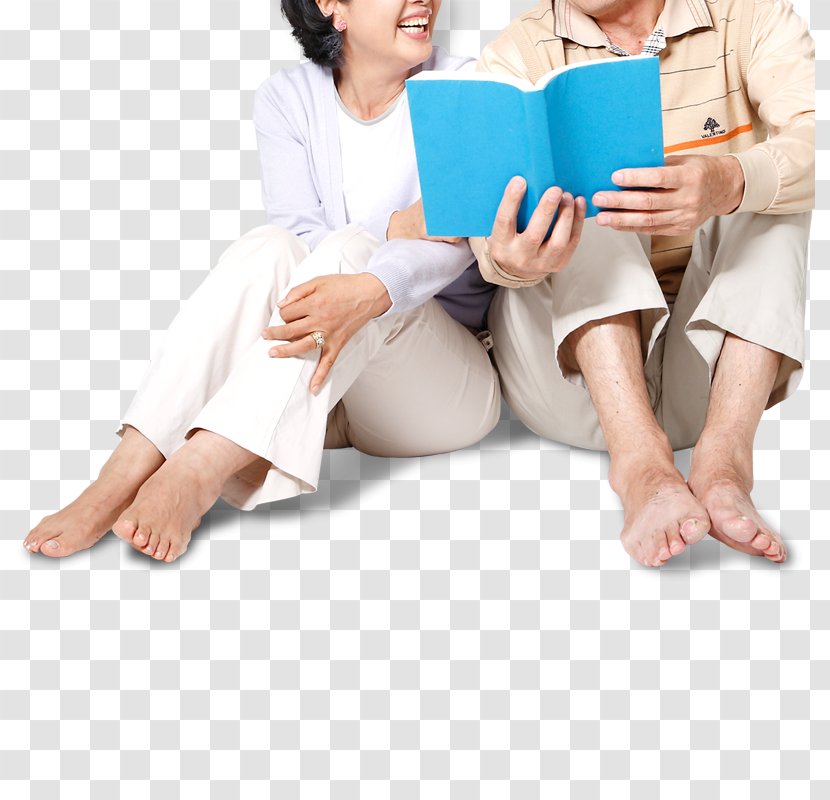 Old Age Happiness Homo Sapiens Family - Heart - Parents Reading Transparent PNG