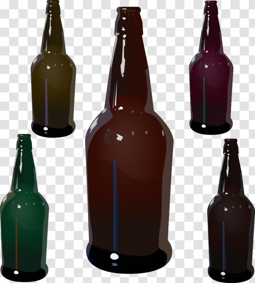 Beer Bottle Wine - Packaging And Labeling - Design Transparent PNG