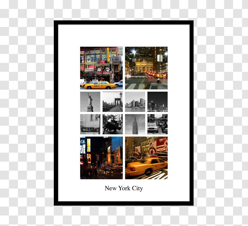 Photo Collage Picture Frames Photography - Heart - New York Street Transparent PNG