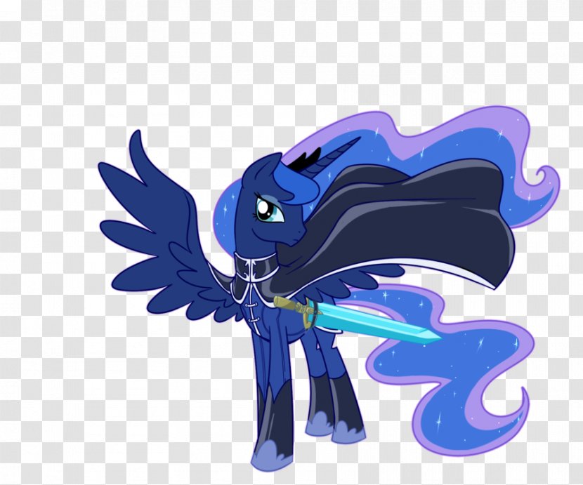 Princess Luna Pony Moon Rainbow Dash Dota 2 - Electric Blue Transparent PNG