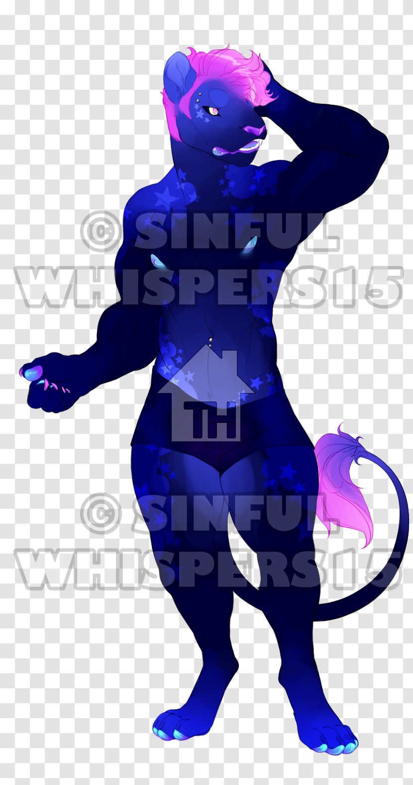 Silhouette Character Clip Art - Purple Transparent PNG