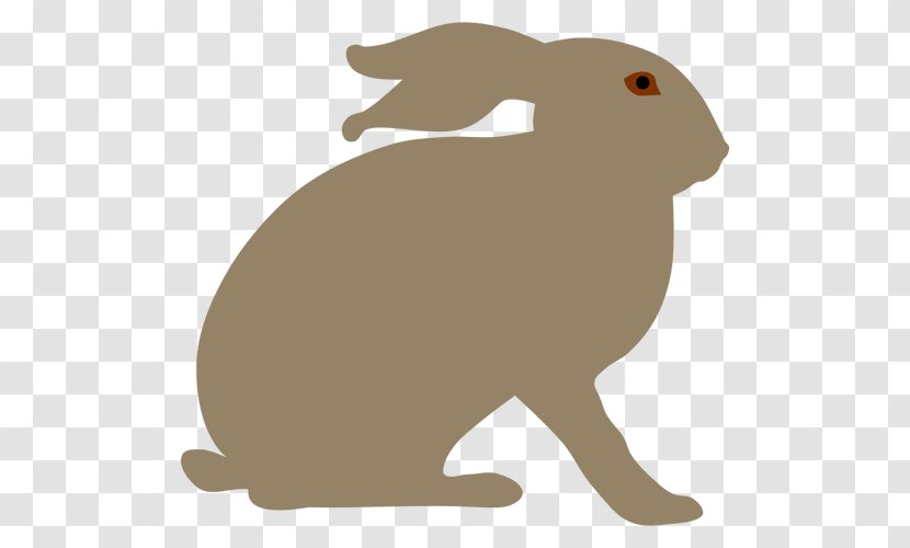 Arctic Hare Snowshoe Rabbit Clip Art - Fauna - Vector Transparent PNG