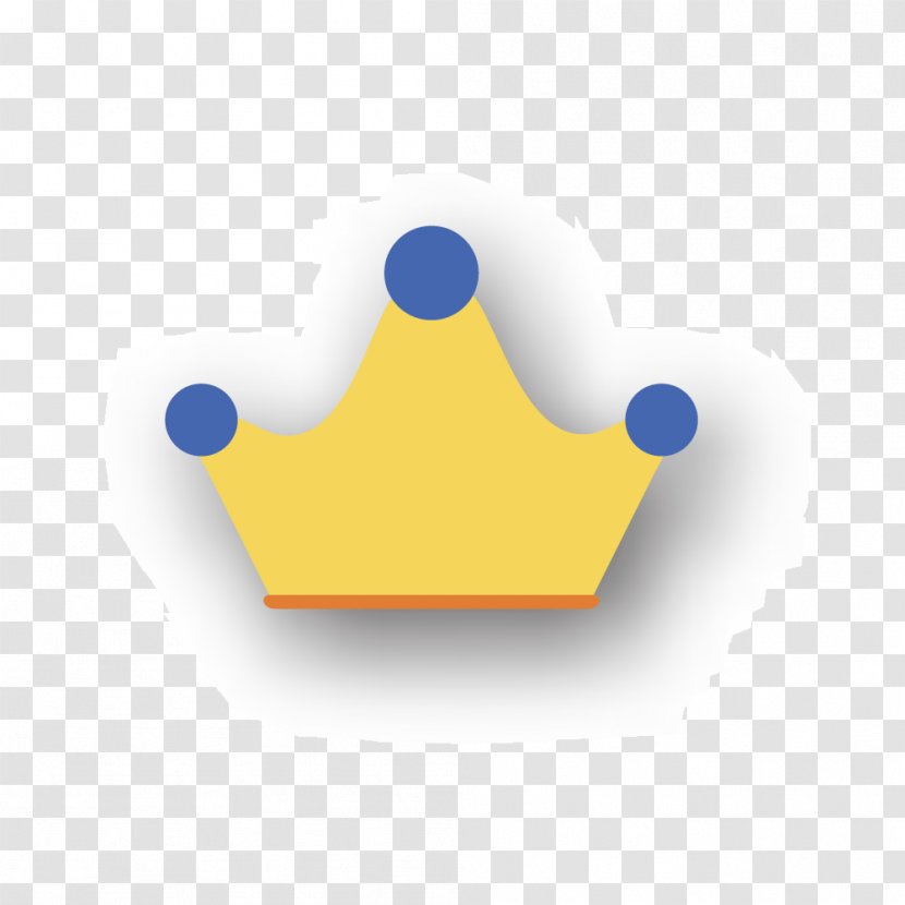 Vector Crown - Yellow - Material Transparent PNG