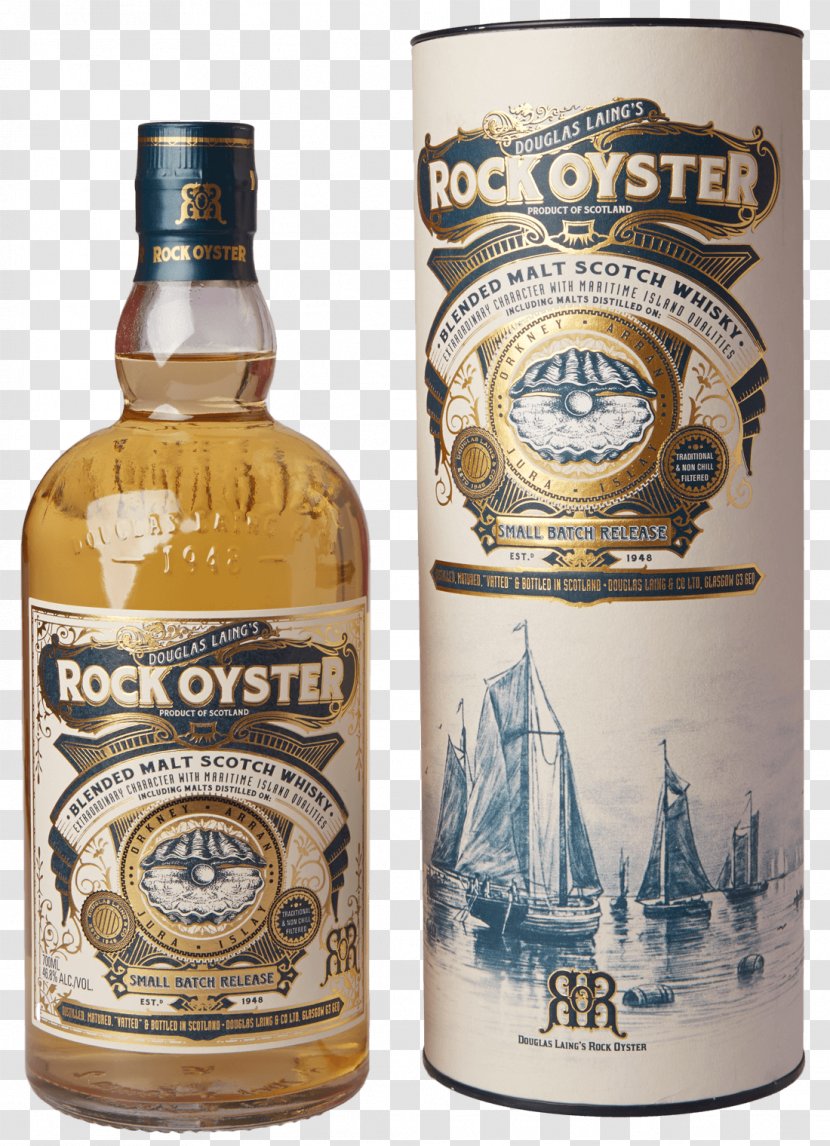 Blended Malt Whisky Whiskey Scotch Liqueur Oyster - Bottle Transparent PNG