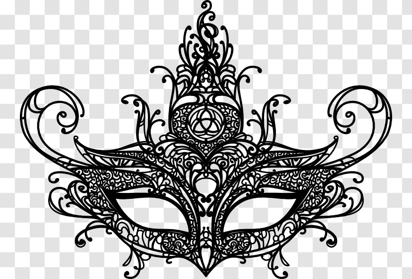 Mask Masquerade Ball Lace Filigree - Symmetry Transparent PNG