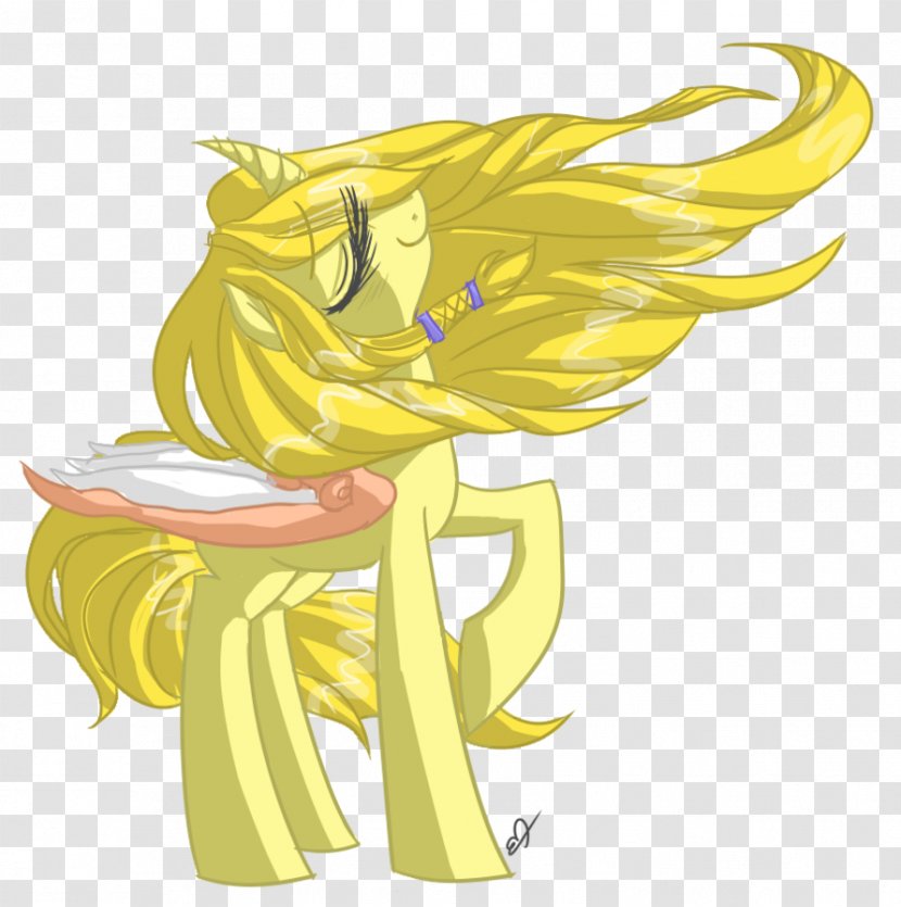 Pony Horse Vertebrate Cartoon - Watercolor - Gold Dust Transparent PNG