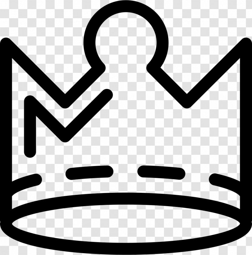 Vip Outline - Crown - Monochrome Photography Transparent PNG