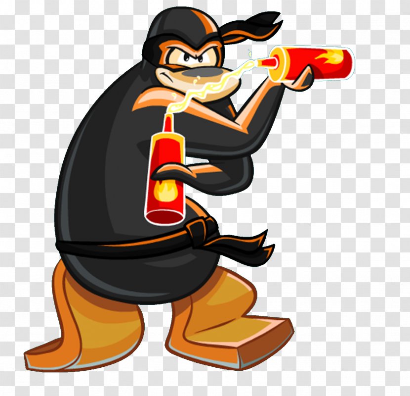 Club Penguin Ninja Game Cheechee - Mascot - Cp Transparent PNG