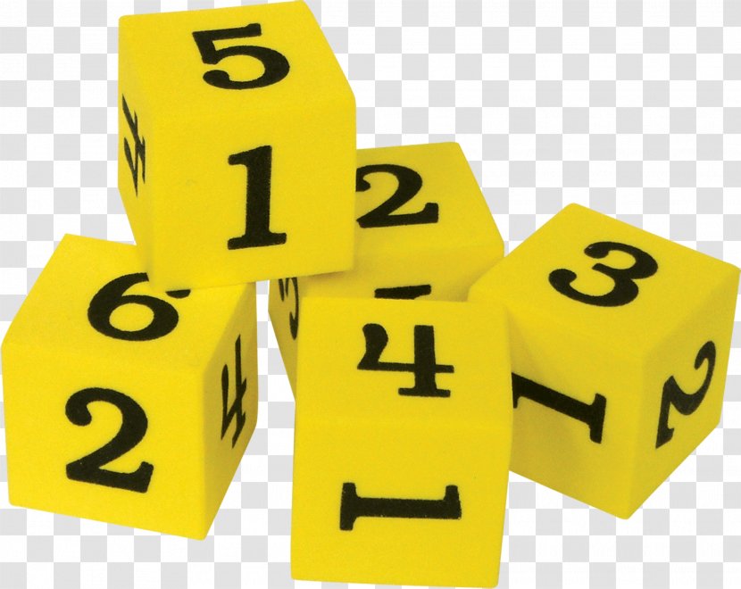 Dominoes Number Dice Foam Game - Teacher Created Resources Transparent PNG