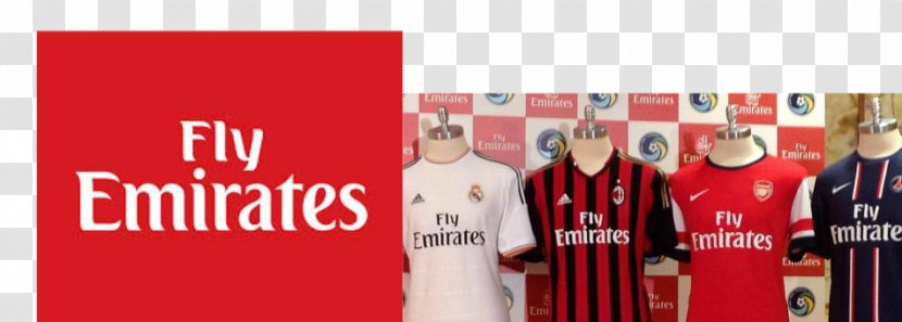 Emirates T-shirt Sponsor Football Milan - Fly Transparent PNG