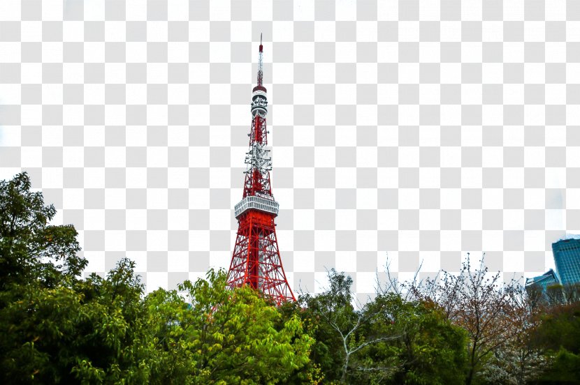 Tokyo Tower Odaiba Skytree - Tourism - Scenery Transparent PNG
