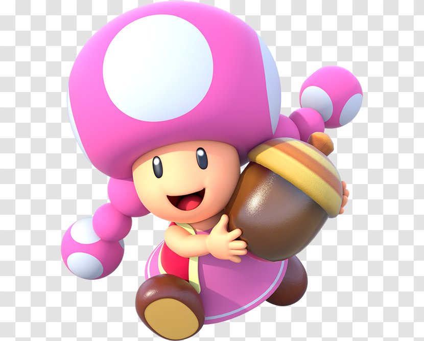 Mario Party Star Rush Bros. 8 Toad - Stuffed Toy - Bros Transparent PNG