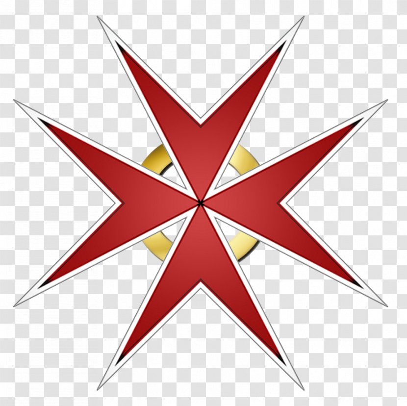 Maltese Cross Comino Christian Knights Templar Sovereign Military Order Of Malta - Triangle Transparent PNG