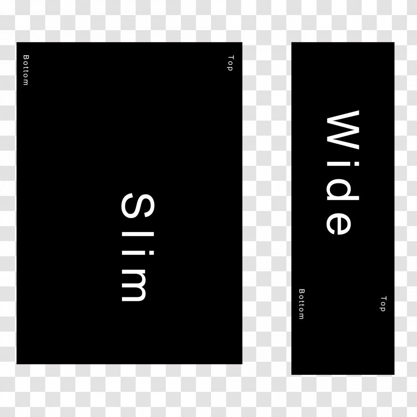 Brand Rectangle White Font - Black And - Droper Transparent PNG