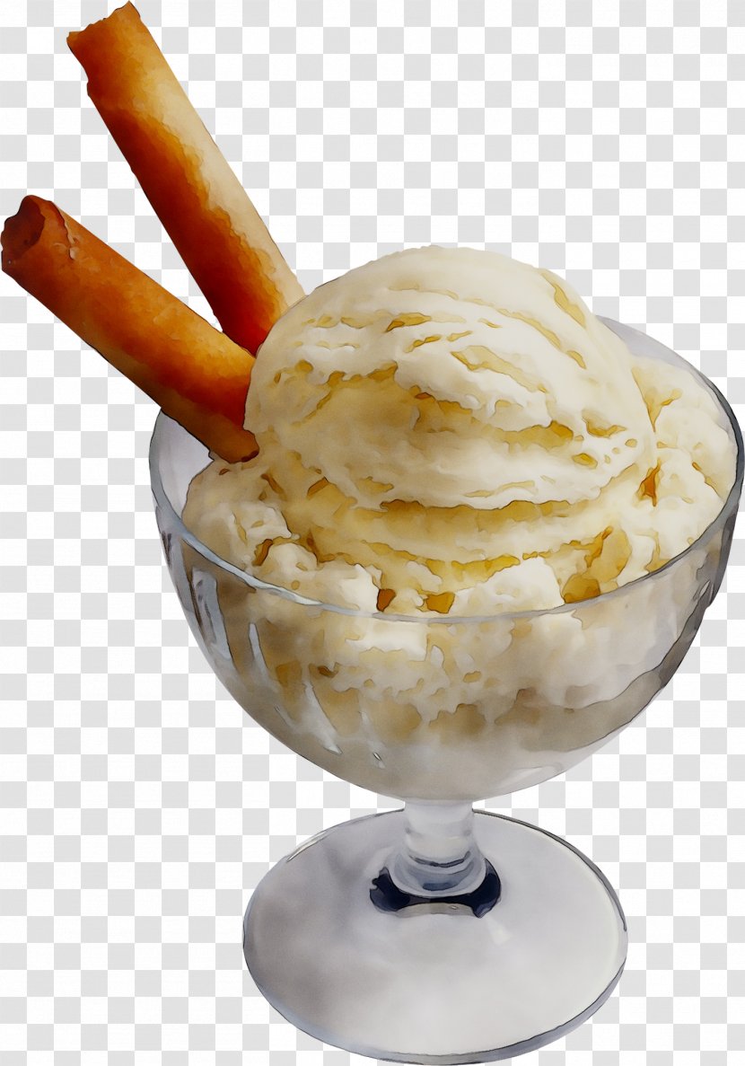 Gelato Sundae Ice Cream Sorbet Dame Blanche - Frozen Dessert - Sorbetes Transparent PNG