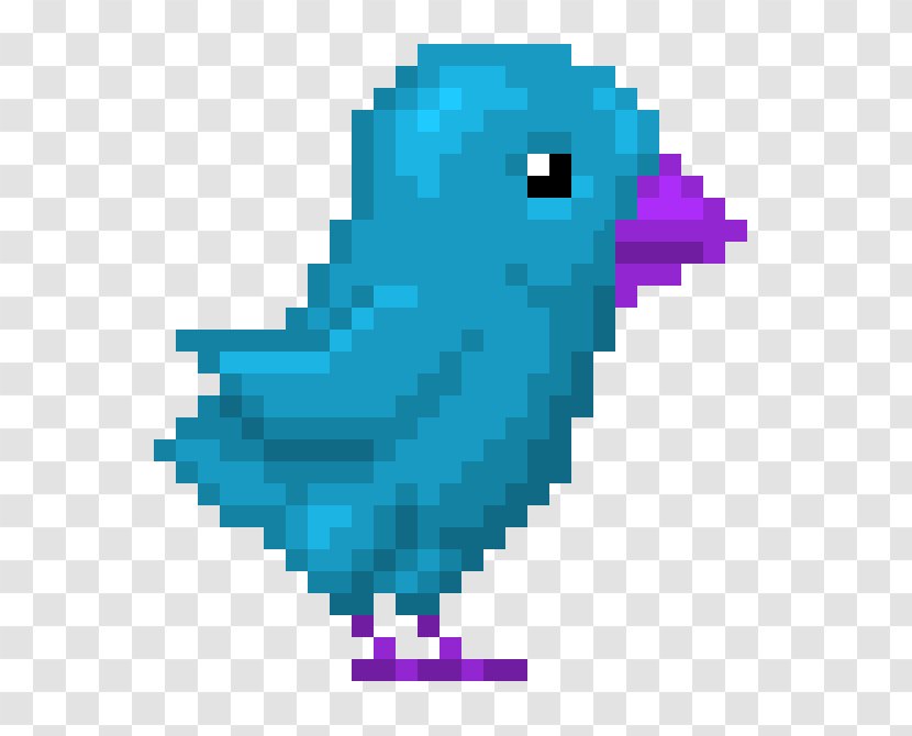 Pixel Art Image Bird Transparent PNG