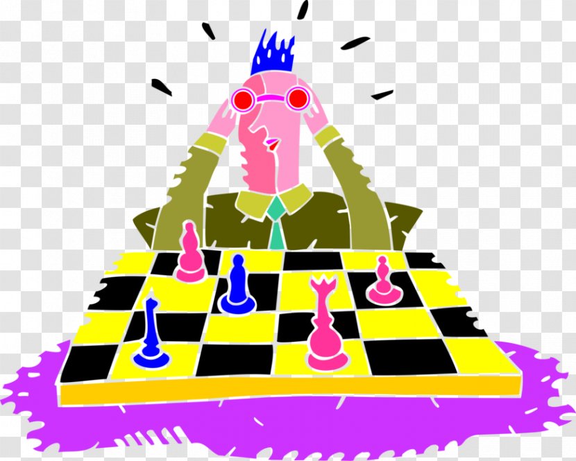 Clip Art Illustration Graphic Design Cartoon Line - Artwork - Checkmate Transparent PNG