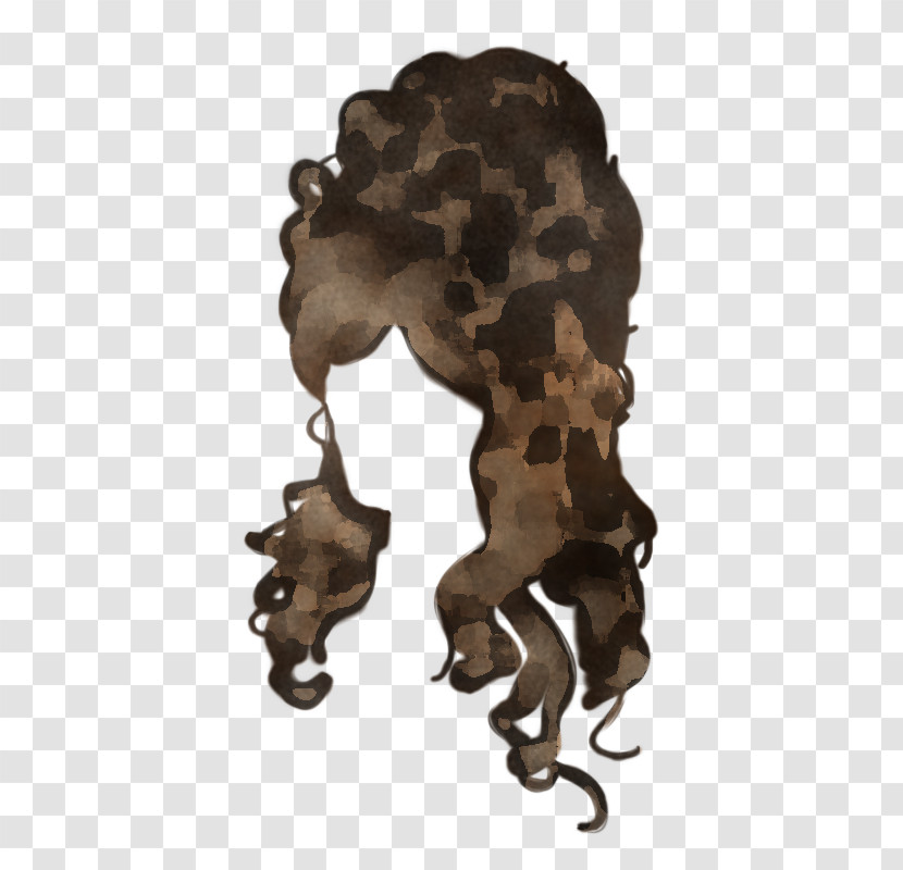 Hair Brown Camouflage Pattern Beige Transparent PNG