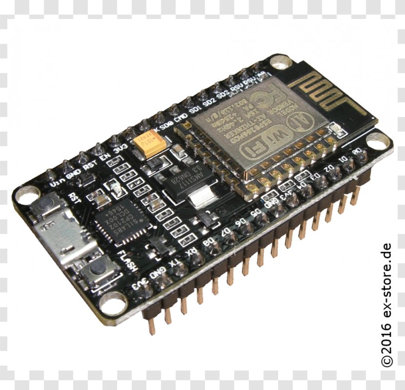 Microcontroller NodeMCU ESP8266 Arduino Wi-Fi - Io Card - Esp8266 Transparent PNG