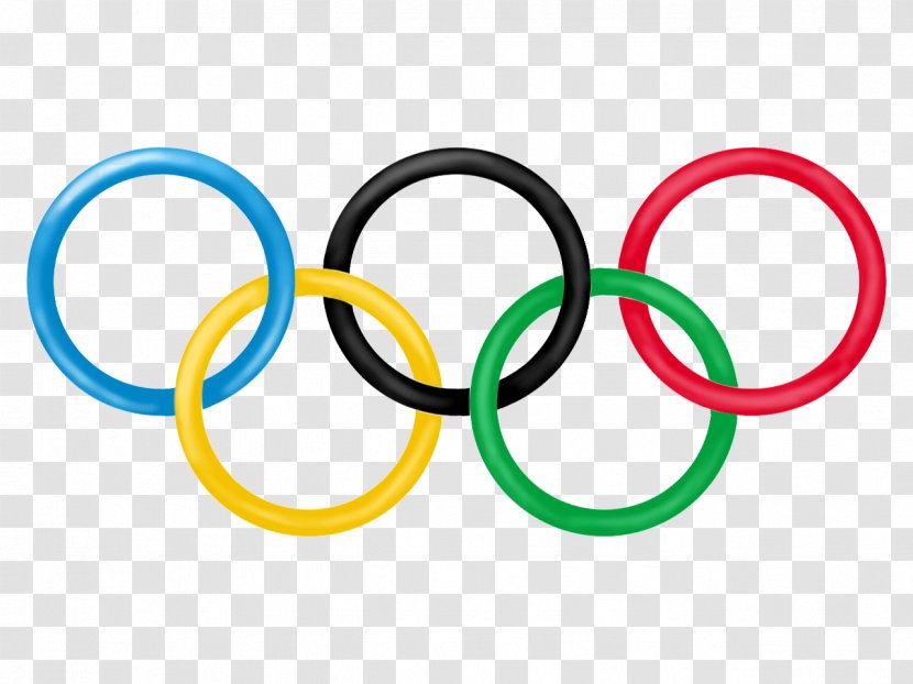 Olympic Games Ring Symbols - Yellow - Rings Transparent PNG