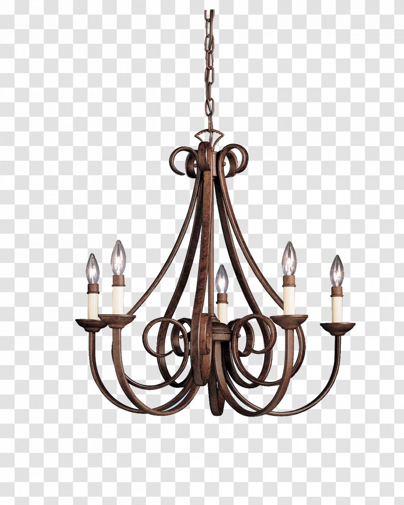 Light Fixture Chandelier Pendant Lighting - Candle Transparent PNG