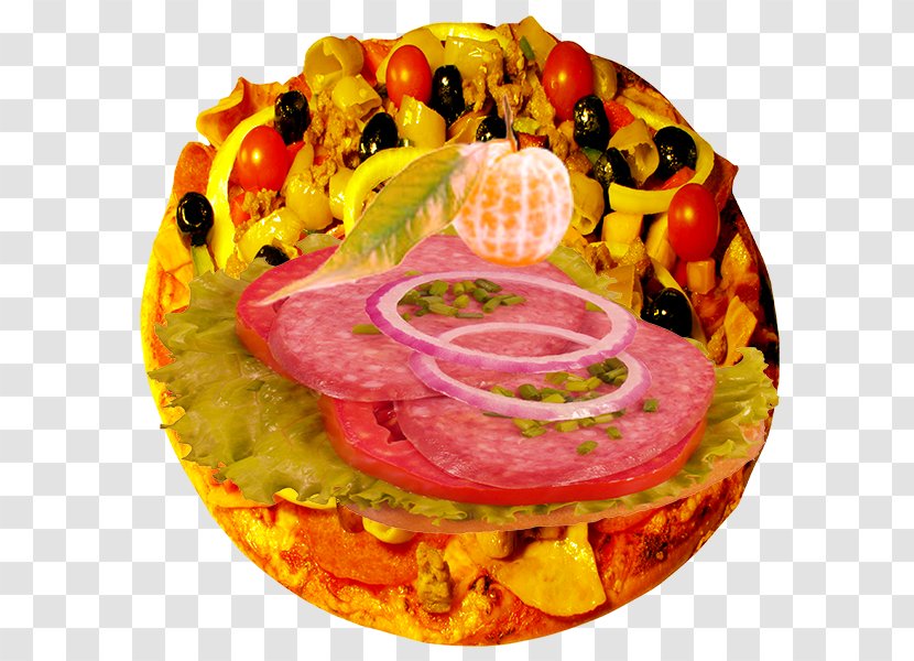 Breakfast Vegetarian Cuisine Bacon Ham Pizza - Indian - Fruit Sandwich And Transparent PNG