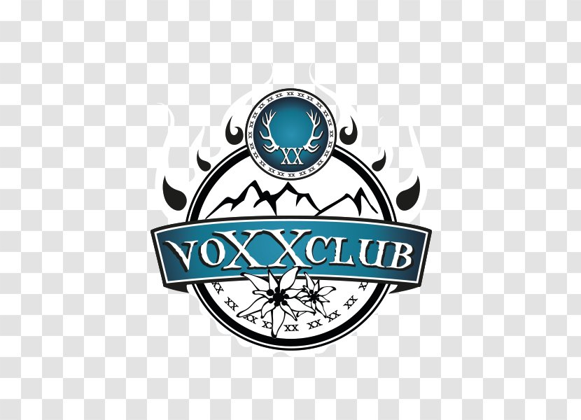 Logo VoXXclub Donnawedda - Turquoise - Volksmusik VerpackungsdesignBarb Filigree Transparent PNG
