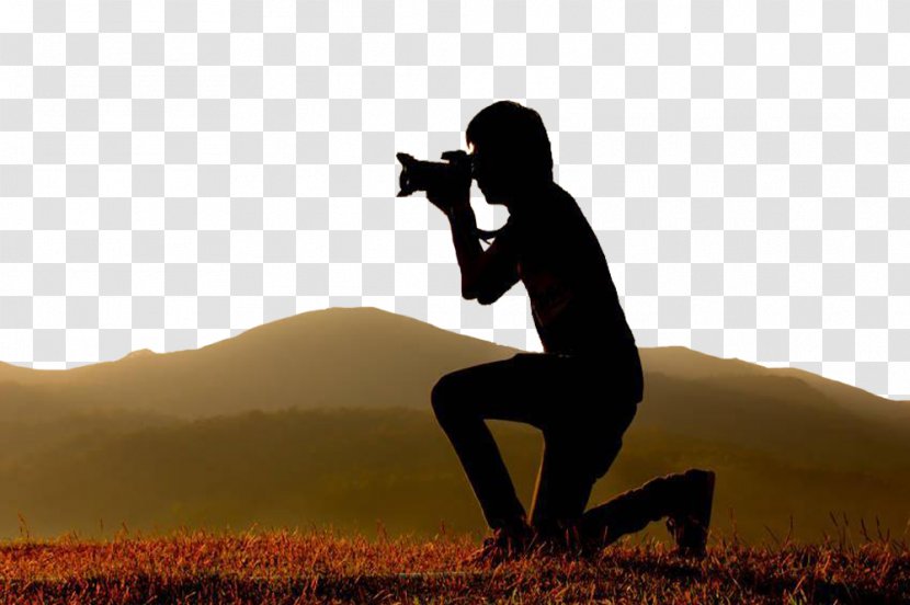 Stock Photography Silhouette Royalty-free - Subscription Business Model - Of An Outdoor Journalist Transparent PNG