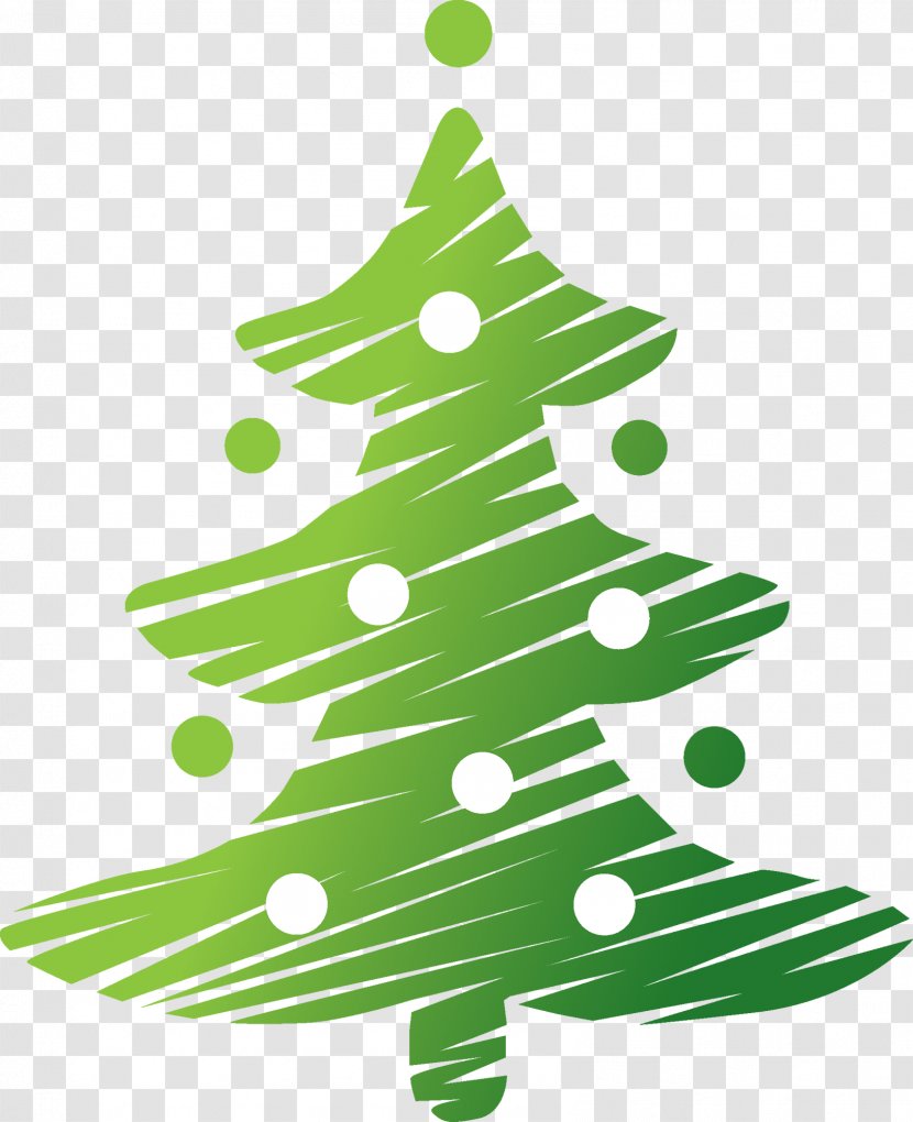 Christmas Tree Cartoon Clip Art - Fir-tree Transparent PNG