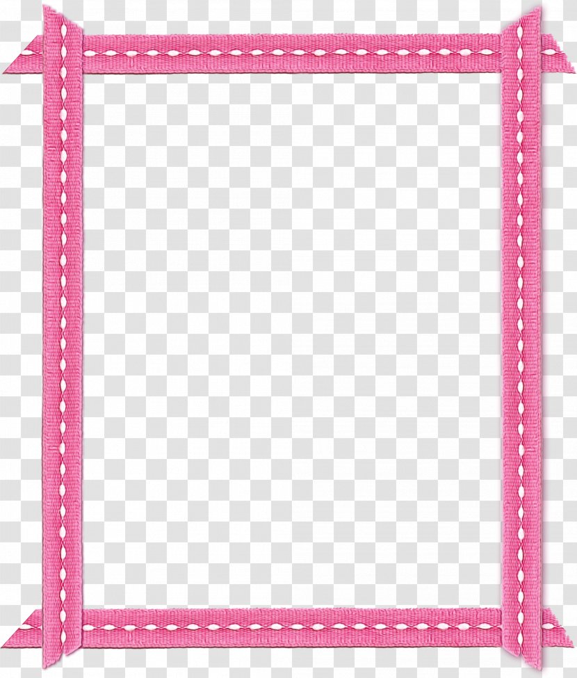 Background Pink Frame - Picture Frames - Magenta Rectangle Transparent PNG