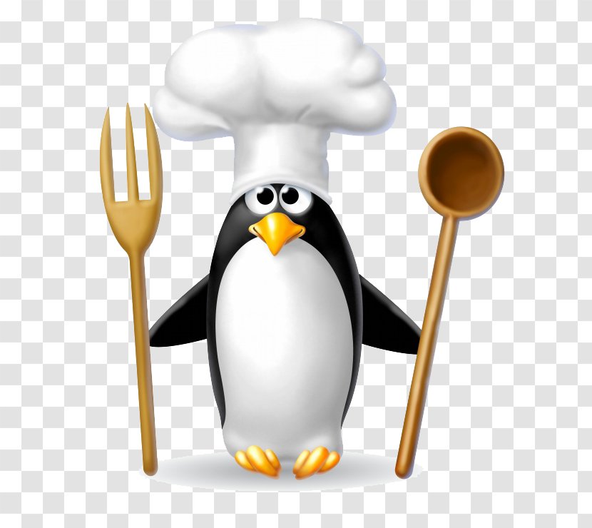 Penguin Chefs Uniform Clip Art - Chef - Cute Cartoon Pictures Transparent PNG