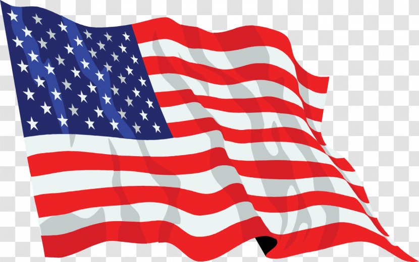 Flag Of The United States Clip Art - National - USA Transparent PNG
